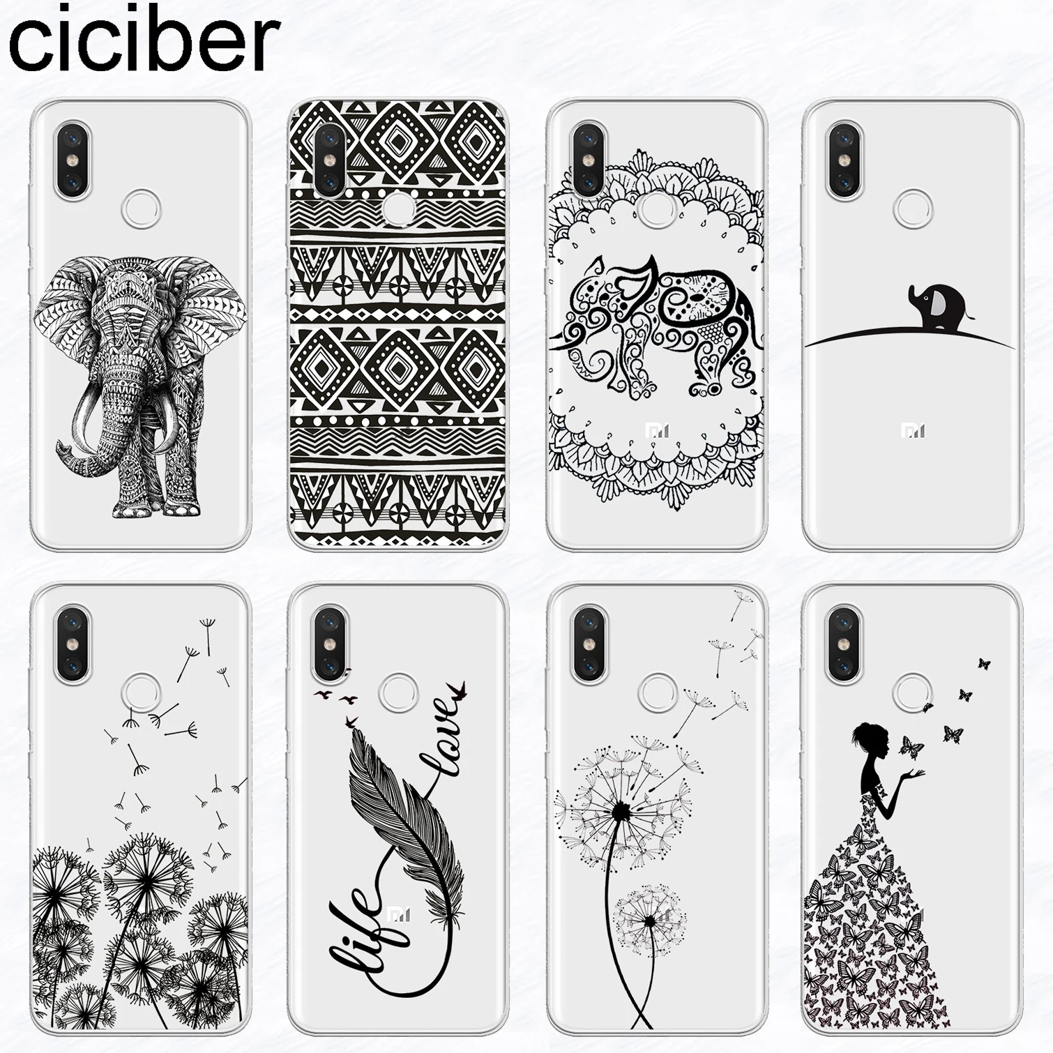 ciciber For Xiaomi mi 9 8 Lite A2 A1 6 5 X 5C 5S Plus SE Poco Phone F1 Soft TPU Case For Xiaomi MIX MAX 3 2 1 S Pro Totem Fundas
ciciber For Xiaomi mi 9 8 Lite A2 A1 6 5 X 5C 5S Plus SE Poco Phone F1 Soft TPU Case For Xiaomi MIX MAX 3 2 1 S Pro Totem Fundas
