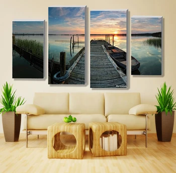 4 Panel Sets Waterfall briage Landscape Painting sunset Modern Pictures wall Canvas Artwork Customized Picture
4 Panel Sets Waterfall briage Landscape Painting sunset Modern Pictures wall Canvas Artwork Customized Picture