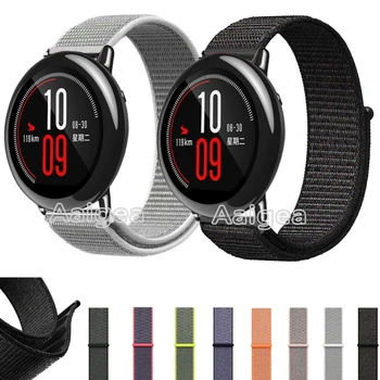 22mm Woven Nylon Watch Band Strap for Xiaomi Huami Amazfit Pace Smart Watch Replacement Sport Loop bracelet wrist band strap
22mm Woven Nylon Watch Band Strap for Xiaomi Huami Amazfit Pace Smart Watch Replacement Sport Loop bracelet wrist band strap