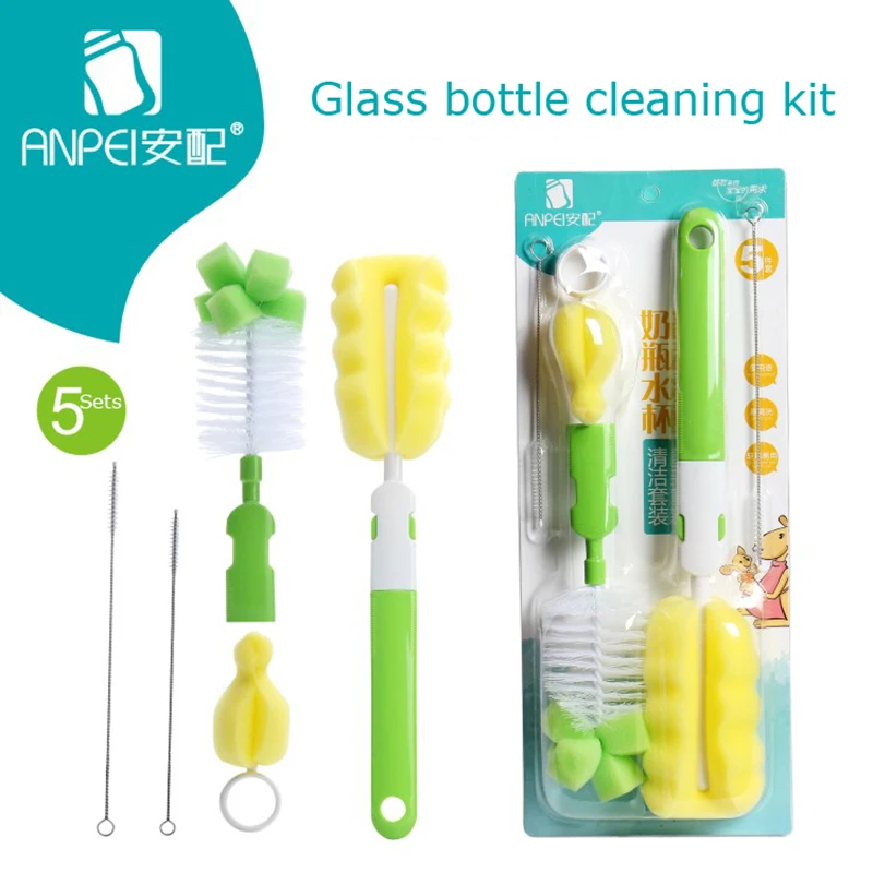 Baby Bottle Brush 5 in 1 Sponge Bottle Cleaner for Kids Milk Feed Bottle Nipple 360 Rotation Cleaning Brushes Water Cup Straw
Baby Bottle Brush 5 in 1 Sponge Bottle Cleaner for Kids Milk Feed Bottle Nipple 360 Rotation Cleaning Brushes Water Cup Straw