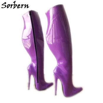 Sorbern Light Purple 65Cm Long Boots Women 18Cm Thin High Heels Pointy Toe Shoes Womens Boots Size 14 Plus Size Ladies Heels
Sorbern Light Purple 65Cm Long Boots Women 18Cm Thin High Heels Pointy Toe Shoes Womens Boots Size 14 Plus Size Ladies Heels