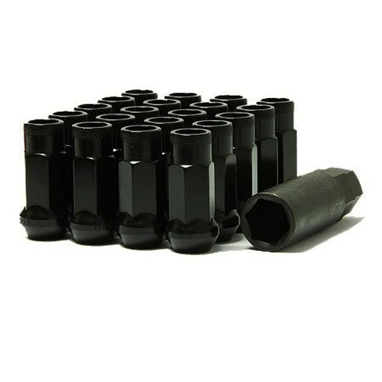 20 pcs/set SR48mm Steel Lug Nuts M12*1.25 Extended Open End Wheel Lock Lug Nuts Black
20 pcs/set SR48mm Steel Lug Nuts M12*1.25 Extended Open End Wheel Lock Lug Nuts Black