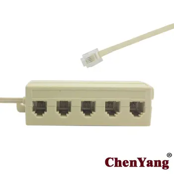 Zihan 10pcs/bag Beige Color 5 Way Outlet 6P4C RJ11 RJ12 Telephone Phone Modular Jack Line Splitter Adapter 1-in-5-out
Zihan 10pcs/bag Beige Color 5 Way Outlet 6P4C RJ11 RJ12 Telephone Phone Modular Jack Line Splitter Adapter 1-in-5-out