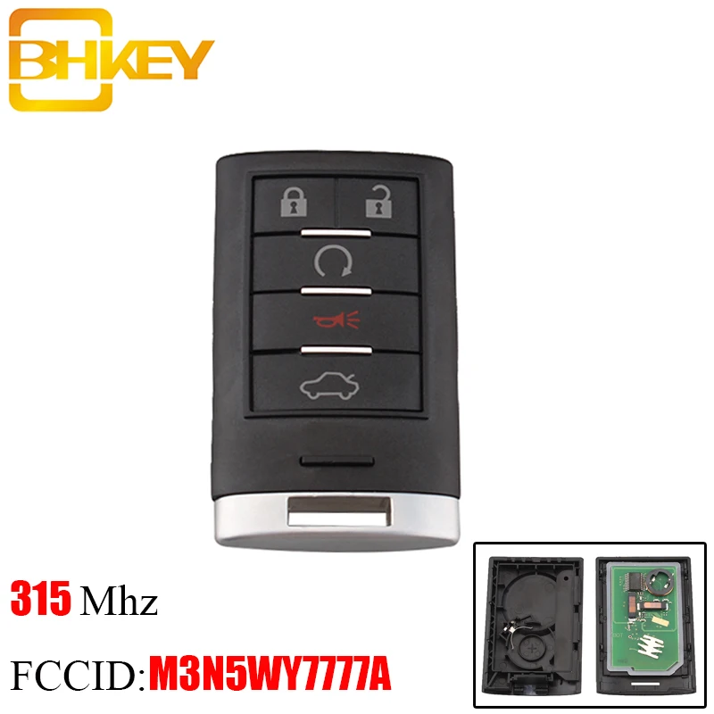 BHKEY For Cadillac CTS STS 2008 2009 2010 2011 keyless Entry Car Key M3N5WY7777A 5 Buttons Remote Car Key 315MHZ
BHKEY For Cadillac CTS STS 2008 2009 2010 2011 keyless Entry Car Key M3N5WY7777A 5 Buttons Remote Car Key 315MHZ