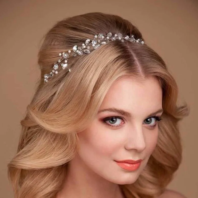 Handmade Romantic Crystal Bride Hair Jewelry Rhinestone Wedding Hair Accessories Bridal Hair Vine Women Head Piece
Handmade Romantic Crystal Bride Hair Jewelry Rhinestone Wedding Hair Accessories Bridal Hair Vine Women Head Piece