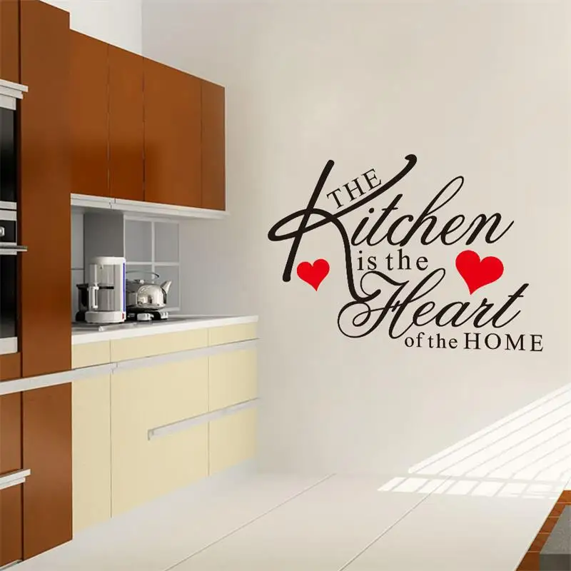 Kitchen Heart Home Wall Stickers Quote Waterproof Home Dining Room decor restaurant utensils refrigerator decal Drop Shipping
Kitchen Heart Home Wall Stickers Quote Waterproof Home Dining Room decor restaurant utensils refrigerator decal Drop Shipping