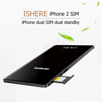 For iPhone5/6/7/8/X Ultra-thin Metal Frame Dual Sim Dual Standby Adapter SIMplus K2 with Call SMS Functions with iOS 7-11.3
For iPhone5/6/7/8/X Ultra-thin Metal Frame Dual Sim Dual Standby Adapter SIMplus K2 with Call SMS Functions with iOS 7-11.3