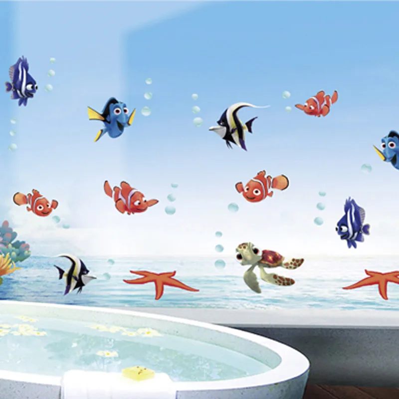 cartoon sea animals Fish NEMO home decals wall sticker removable vinyl bathroom stickers art for baby nursery kids rooms mural
cartoon sea animals Fish NEMO home decals wall sticker removable vinyl bathroom stickers art for baby nursery kids rooms mural
