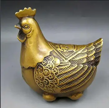 Chinese copper bronze Rooster hen is sitting Zhaocai defends the most favorable auspices "antique ornaments
Chinese copper bronze Rooster hen is sitting Zhaocai defends the most favorable auspices "antique ornaments
