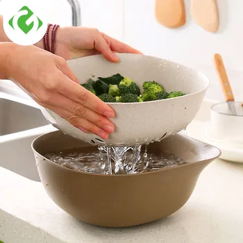 GUANYAO Double layer storage Basket home organization and storage Kitchen Fruit and vegetable drain basin Pastoral Solid style
GUANYAO Double layer storage Basket home organization and storage Kitchen Fruit and vegetable drain basin Pastoral Solid style
