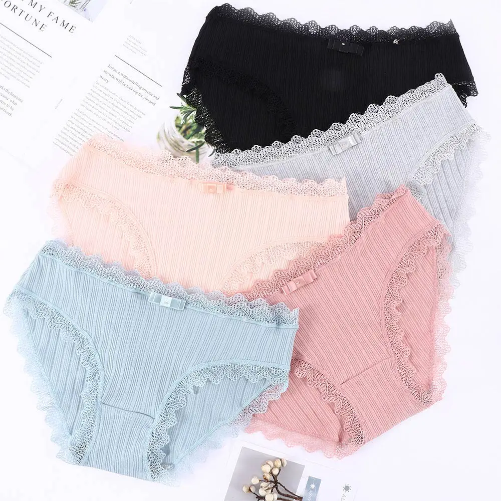 1 Pcs Woman Simple Design Breathabe Solid 5 Color Sizes L-XL Underwear Lace Bowknot Sexy Causal Style Soft Cotton Panties
1 Pcs Woman Simple Design Breathabe Solid 5 Color Sizes L-XL Underwear Lace Bowknot Sexy Causal Style Soft Cotton Panties