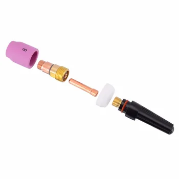 5pcs Tig Welding Torch Stubby Cup Gas Collet Body Lens Kit for Tig WP-17/18/26 Series TIG Welding Torch TIG Gas Lens Kit
5pcs Tig Welding Torch Stubby Cup Gas Collet Body Lens Kit for Tig WP-17/18/26 Series TIG Welding Torch TIG Gas Lens Kit