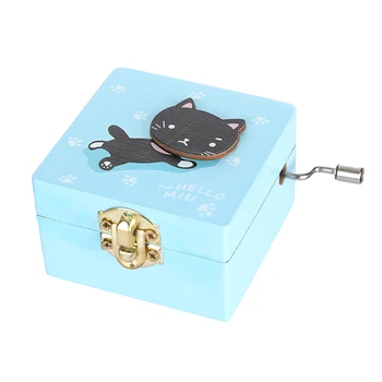 NICEXMAS 1 Pc Music Box Wooden Hand-cranked Miniature Kitten Melody Box for Valentines Day
NICEXMAS 1 Pc Music Box Wooden Hand-cranked Miniature Kitten Melody Box for Valentines Day