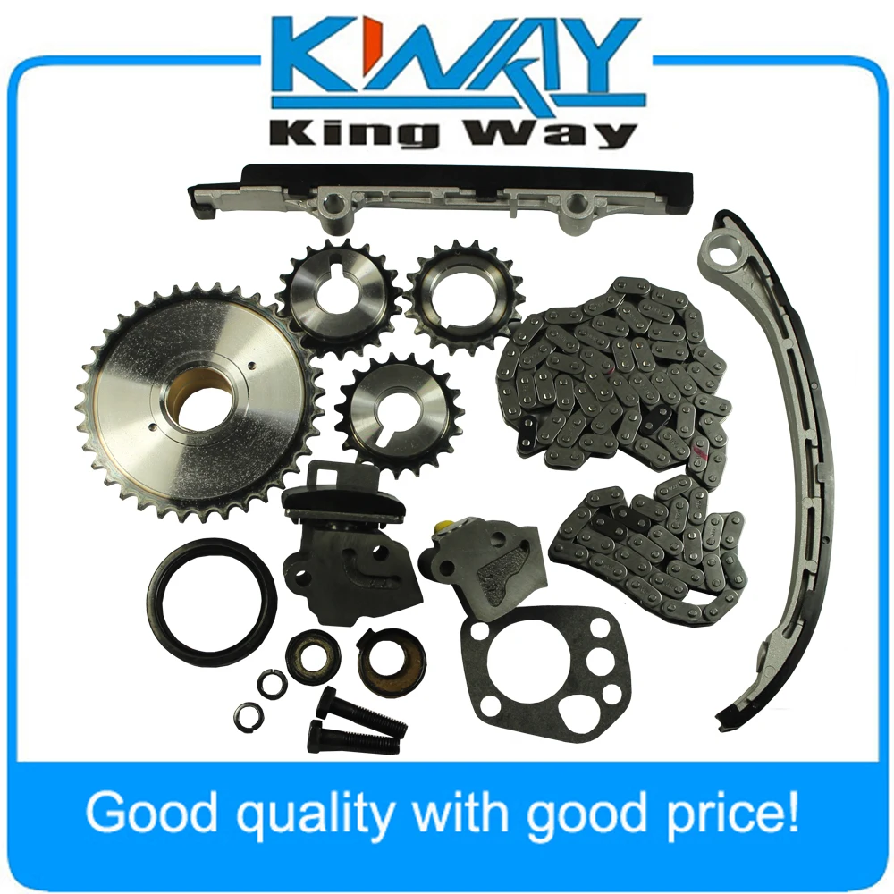 New Engine Timing Chain Kit Fit For 1998-2004 Nissan 2.4L Altima Frontier Xterra KA24DE
New Engine Timing Chain Kit Fit For 1998-2004 Nissan 2.4L Altima Frontier Xterra KA24DE