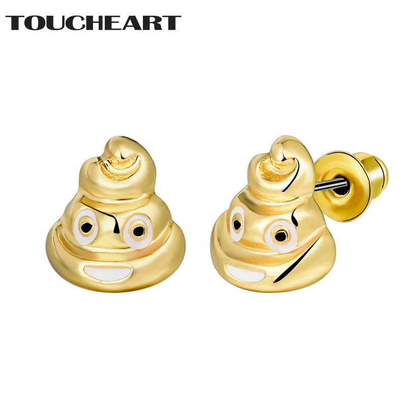 TOUCHEART Gorgeous brand design Stud Earrings For Women Gold Plated Emoji Smile Face Earrings Fashion Jewelry SER160152
TOUCHEART Gorgeous brand design Stud Earrings For Women Gold Plated Emoji Smile Face Earrings Fashion Jewelry SER160152
