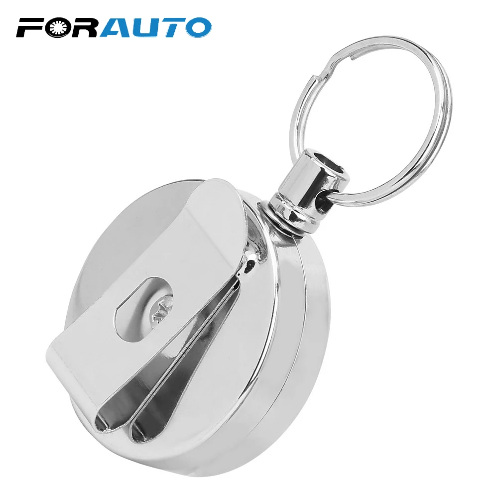 FORAUTO Car Anti-theft Keychain Wire Rope Extendable Metal Wire Key Chain Ring Clip Pull Keyring Retracting 60cm
FORAUTO Car Anti-theft Keychain Wire Rope Extendable Metal Wire Key Chain Ring Clip Pull Keyring Retracting 60cm