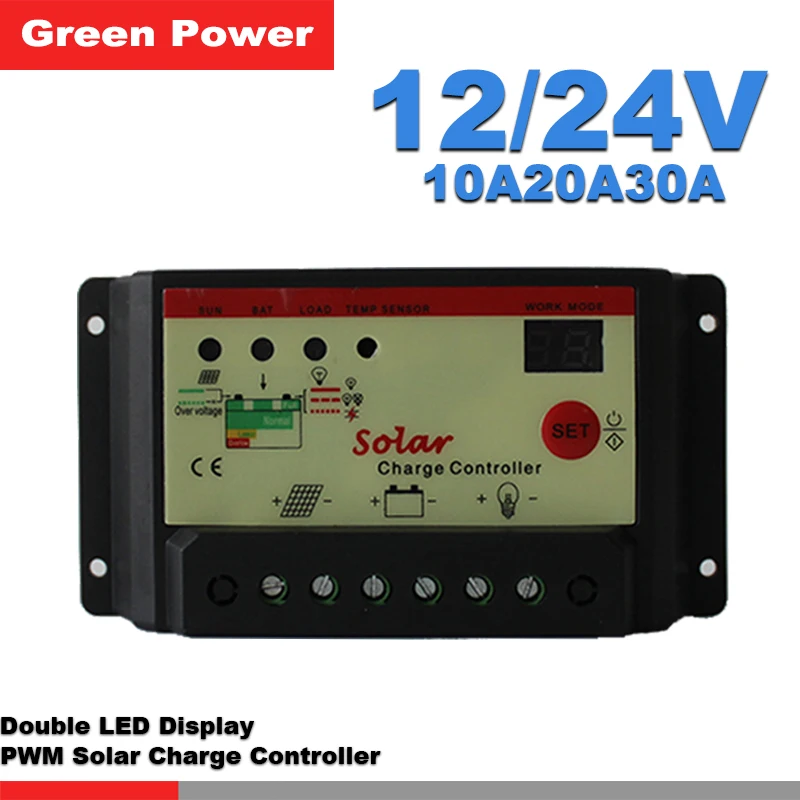 10A 20A 30A 12V/24V solar charge controller solar regulator for solar panel system use,double LED light display.cheap price
10A 20A 30A 12V/24V solar charge controller solar regulator for solar panel system use,double LED light display.cheap price