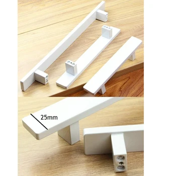 2Pcs White Lacquer Baked Paint Aluminum Square Wide Furniture Cabinet Door Pull Handle
2Pcs White Lacquer Baked Paint Aluminum Square Wide Furniture Cabinet Door Pull Handle