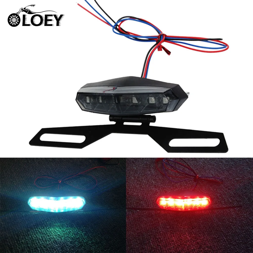 Motorcycle 6 LEDs 3W Tail Light Brake Stop Driving License Plate Light Reflector Rear Indicator For Moto Scooter Honda YAMAHA
Motorcycle 6 LEDs 3W Tail Light Brake Stop Driving License Plate Light Reflector Rear Indicator For Moto Scooter Honda YAMAHA