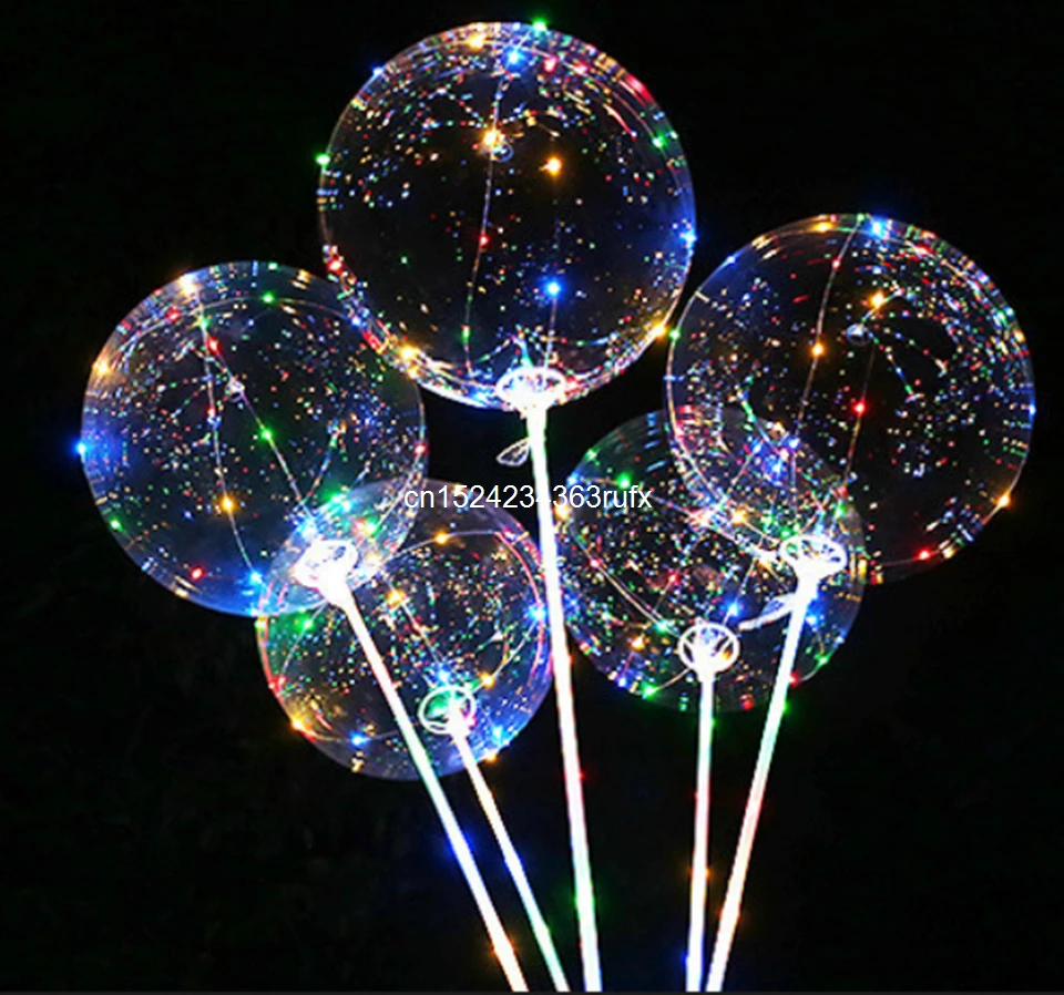 100PCS Luminous Led Light Balloon Transparent Round Bubble Glowing Balloon LED Balloons Party Wedding Decor Decoration
100PCS Luminous Led Light Balloon Transparent Round Bubble Glowing Balloon LED Balloons Party Wedding Decor Decoration