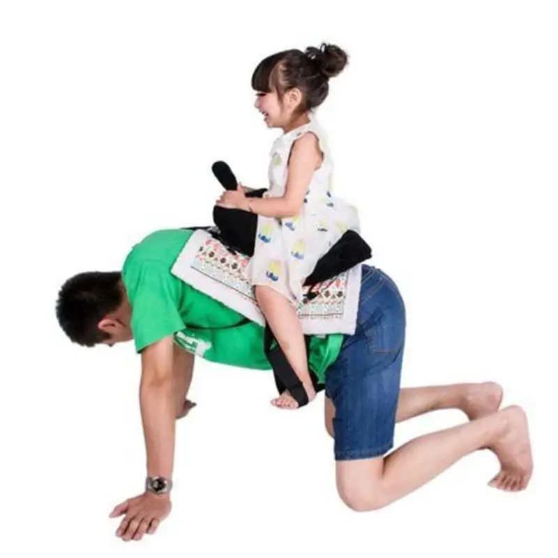 Image Parenting Games Novelty Daddle Saddle Ride Toys Happy Family Play with you Dad