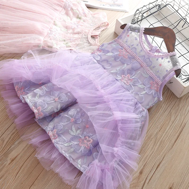 Girls Dress Summer Floral Princess Purple Sleeveless Dresses Children Flower Embroidery Beautiful Clothes For Girl 2 3 4 5 years
Girls Dress Summer Floral Princess Purple Sleeveless Dresses Children Flower Embroidery Beautiful Clothes For Girl 2 3 4 5 years