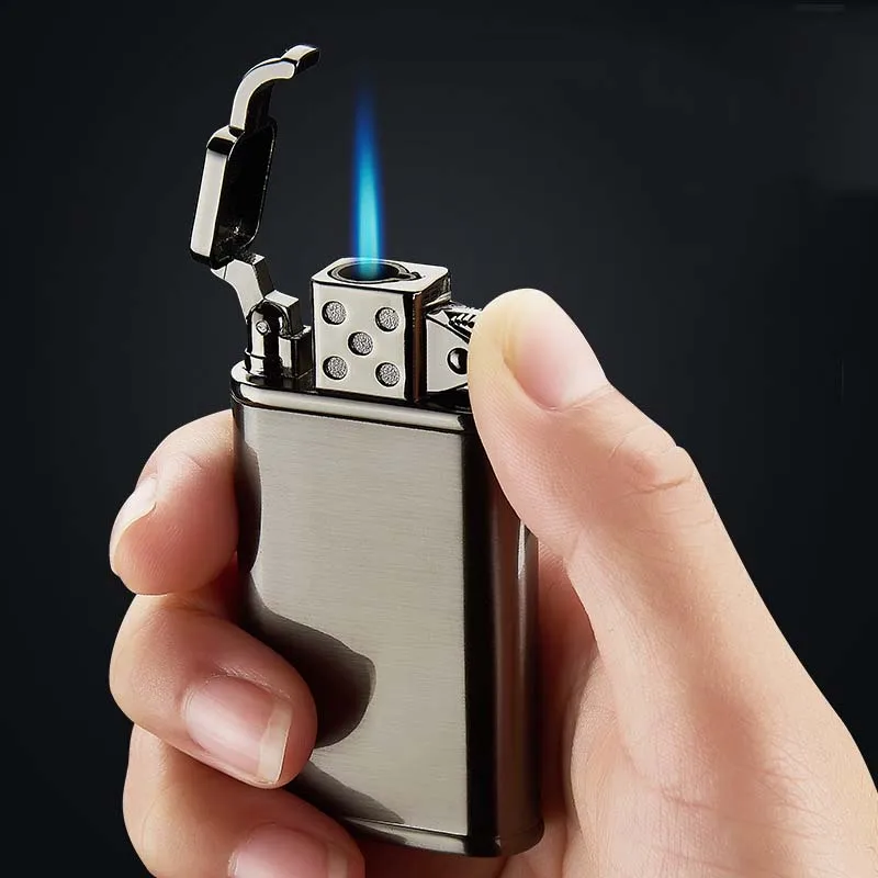 Fashion Cigarette Lighter Windproof Metal Cigar Lighter Adjustable Flame Butane Gas Lighters Smoking Accessories Men Gift
Fashion Cigarette Lighter Windproof Metal Cigar Lighter Adjustable Flame Butane Gas Lighters Smoking Accessories Men Gift