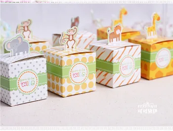 Giraffe/elephant/monkey/tiger animals Baby Shower favors,Birthday Party Boxes, Children's day box and wedding box Free shipping
Giraffe/elephant/monkey/tiger animals Baby Shower favors,Birthday Party Boxes, Children's day box and wedding box Free shipping