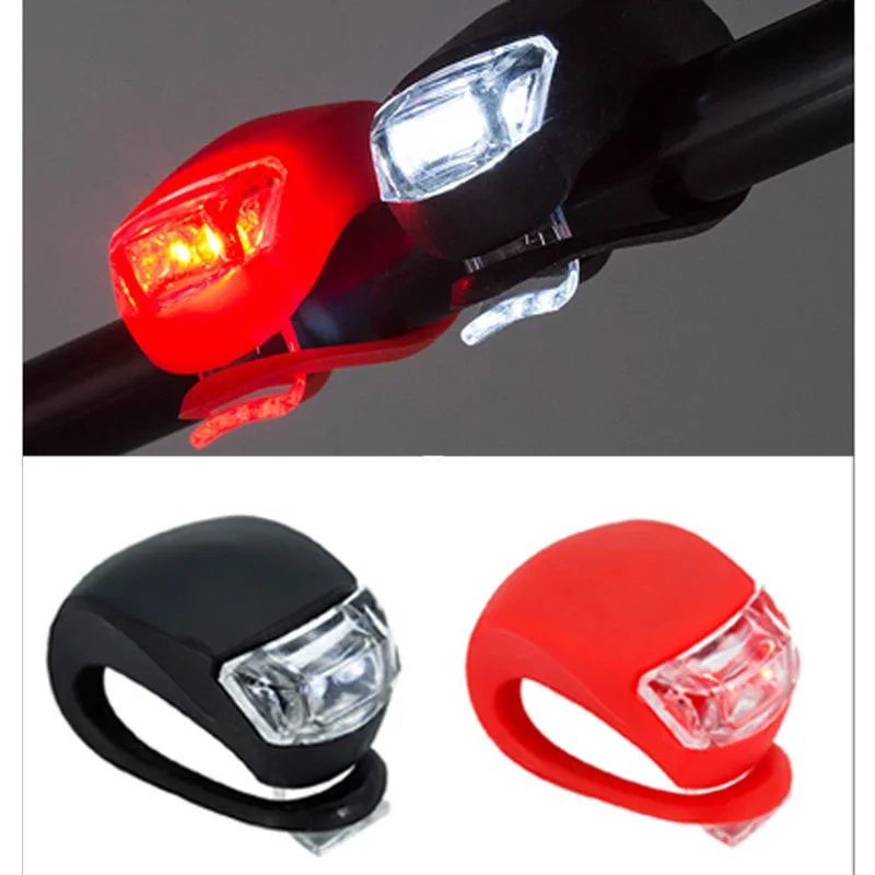 Silicone Waterproof Bike Bicycle Cycling Head Front Rear LED Flash Light Lamp Headlight
Silicone Waterproof Bike Bicycle Cycling Head Front Rear LED Flash Light Lamp Headlight