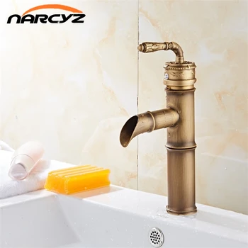 Deck Mounted Single Handle bamboo style Bathroom Sink Mixer Faucet Antique bronze high quality popular Hot and Cold Water XT934
Deck Mounted Single Handle bamboo style Bathroom Sink Mixer Faucet Antique bronze high quality popular Hot and Cold Water XT934