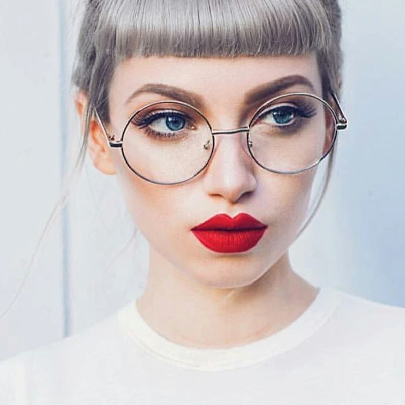 Vintage Round Metal Women Eyeglasses Frames Optical Frame For Men Eyeglass Clear Lens Anti-blue Ray Feminino De Grau
Vintage Round Metal Women Eyeglasses Frames Optical Frame For Men Eyeglass Clear Lens Anti-blue Ray Feminino De Grau