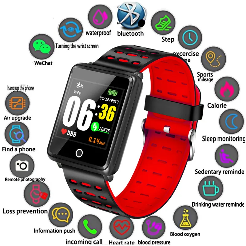 Binssaw New Smart Watch Men Women Heart Rate Monitor Blood Pressure Fitness Tracker Smartwatch Sport Watch for ios android +BOX
Binssaw New Smart Watch Men Women Heart Rate Monitor Blood Pressure Fitness Tracker Smartwatch Sport Watch for ios android +BOX
