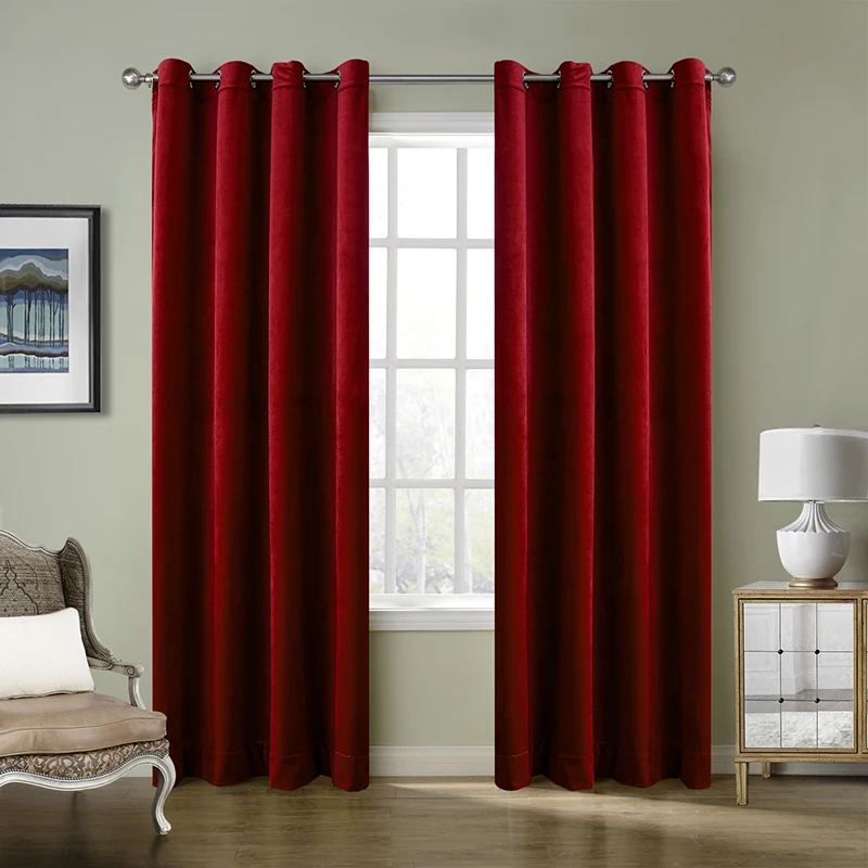 ChadMade Solid Matt Heavy Velvet Curtain Drape Panel Super Soft Nickel Grommet Curtain for Living Room | Theater | Bedroom S1
ChadMade Solid Matt Heavy Velvet Curtain Drape Panel Super Soft Nickel Grommet Curtain for Living Room | Theater | Bedroom S1