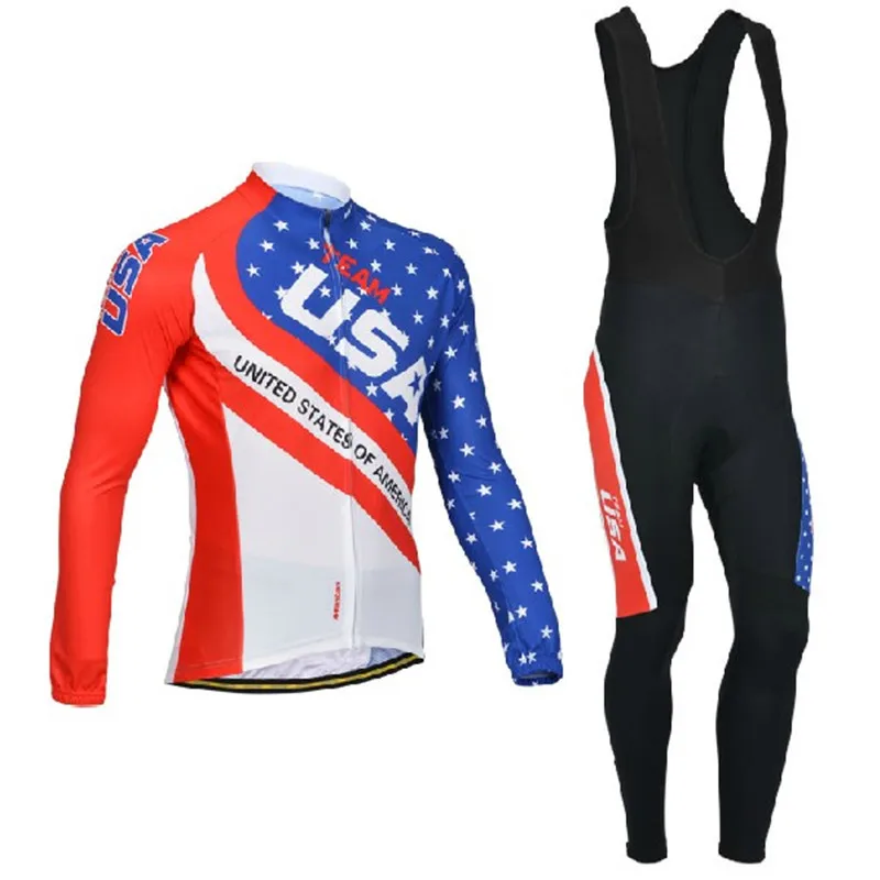 flag Cycling set 2018 USA Cycling Jerseys men set cycling clothing National flag Long sleeve Bicycle Clothing Ropa Ciclismo
flag Cycling set 2018 USA Cycling Jerseys men set cycling clothing National flag Long sleeve Bicycle Clothing Ropa Ciclismo