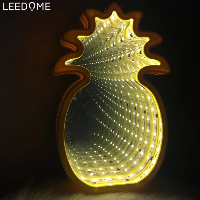 Leedome 3D Pineapple Led Infinity Tunnel Night Lamp Mirror Tunnel Light LED Home Decoration Light Sign Cool Tabletop Lighting
Leedome 3D Pineapple Led Infinity Tunnel Night Lamp Mirror Tunnel Light LED Home Decoration Light Sign Cool Tabletop Lighting