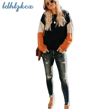 Knitted Sweater Women Long Sleeve Loose Plus Size Casual Sweaters 2018 Autumn Winter New Europe America Bottoming Clothing LD654
Knitted Sweater Women Long Sleeve Loose Plus Size Casual Sweaters 2018 Autumn Winter New Europe America Bottoming Clothing LD654