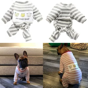 Pet Dog Clothes Striped Dog Jumpsuit Pajamas Dog Coats Dog Clothing french bulldog Chihuahua Puppy Knitted Coat Pet Apparel
Pet Dog Clothes Striped Dog Jumpsuit Pajamas Dog Coats Dog Clothing french bulldog Chihuahua Puppy Knitted Coat Pet Apparel