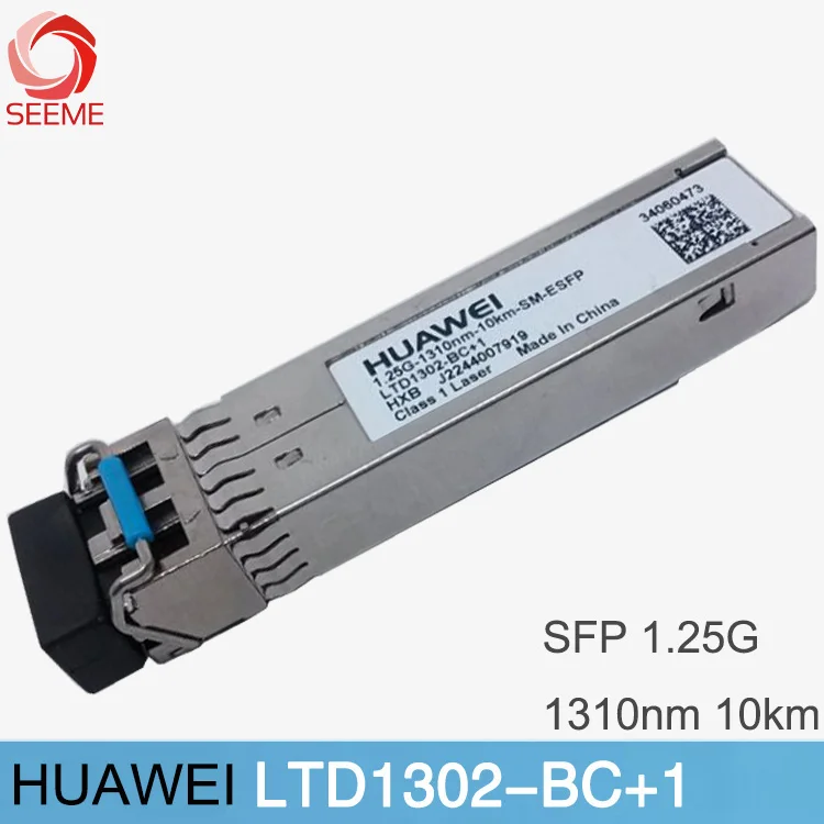 HW LTD1302-BC+1 Single-mode Module, SFP-GE-LX-SM1310 1.25G 10KM 1.25G-1310nm-10km-SM-ESFP
HW LTD1302-BC+1 Single-mode Module, SFP-GE-LX-SM1310 1.25G 10KM 1.25G-1310nm-10km-SM-ESFP