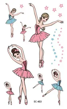 Waterproof Temporary Tattoo Sticker Ballet Dancing Fake Tatoo Tatouage Temporaire Flash Tatto Hand Foot For Girl Kids Children
Waterproof Temporary Tattoo Sticker Ballet Dancing Fake Tatoo Tatouage Temporaire Flash Tatto Hand Foot For Girl Kids Children
