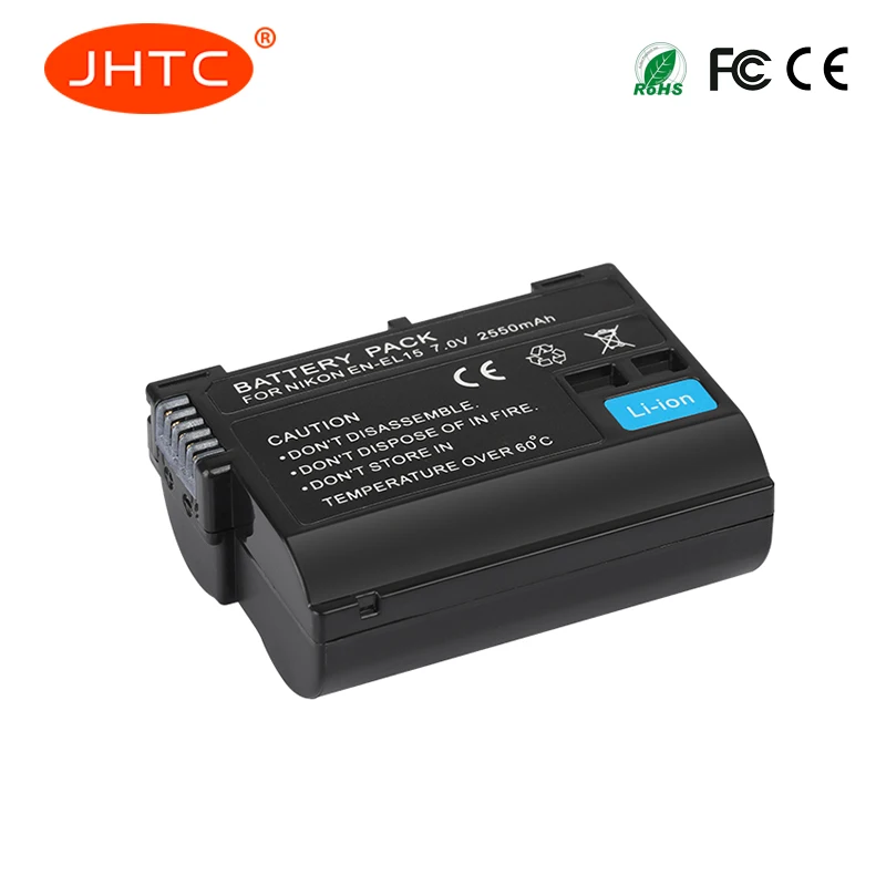 JHTC 1pc 1030mAh EN-EL15 ENEL15 EL15 Full Decoded Battery for Nikon D500,D600,D610,D750,D7000,D7100,D7200,D800,D850,D81
JHTC 1pc 1030mAh EN-EL15 ENEL15 EL15 Full Decoded Battery for Nikon D500,D600,D610,D750,D7000,D7100,D7200,D800,D850,D81