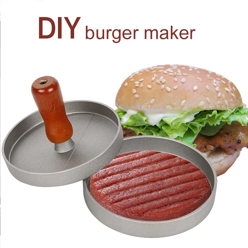 Image 1pc Hamburger   Patties Maker Burger Hamburger Press Meat Press Cookware Kitchen Dining Bar Tool