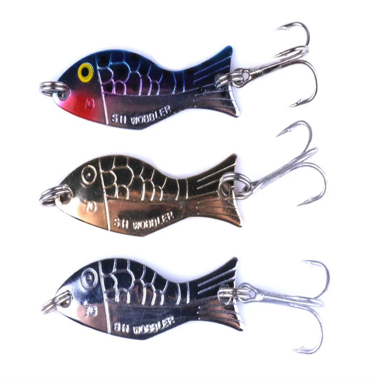5cm/7g Fishing Wobblers 3pcs Spoon Bait Fishing Metal Lure Carp Artificial Bait Hard Lure
5cm/7g Fishing Wobblers 3pcs Spoon Bait Fishing Metal Lure Carp Artificial Bait Hard Lure