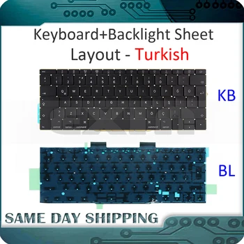 New for MacBook Pro Retina 13.3" A1708 TR Turkish Turkey Keyboard with Backlight /Backlit Replacement 2016 2017 Year
New for MacBook Pro Retina 13.3" A1708 TR Turkish Turkey Keyboard with Backlight /Backlit Replacement 2016 2017 Year