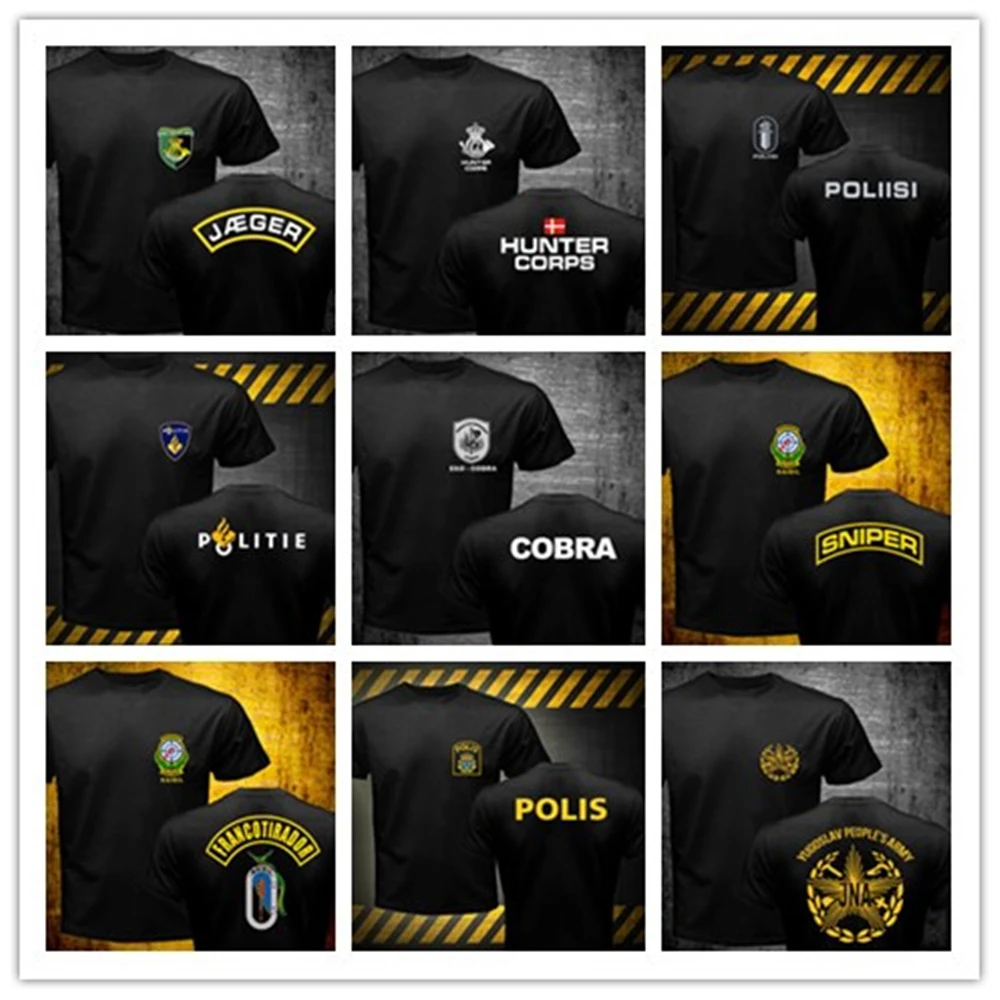 Netherlands Politi Austria Finland Sweden Yugoslavia Police Kaibil Kaibiles Special Swat unit Force Mens T Shirts
Netherlands Politi Austria Finland Sweden Yugoslavia Police Kaibil Kaibiles Special Swat unit Force Mens T Shirts