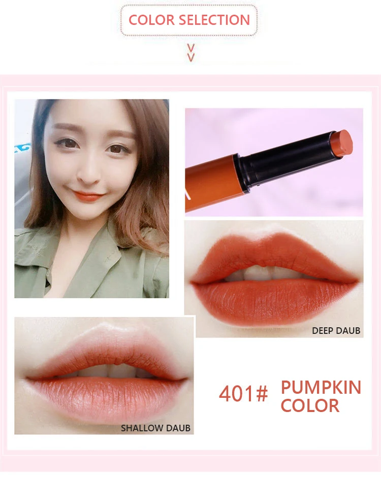 HOLD LIVE Matte Lipstick Pencil 5 Colors Press Long Lasting Lip Stick Pen Waterproof Pigment Red Lips Makeup Korean Maquiagem (5)