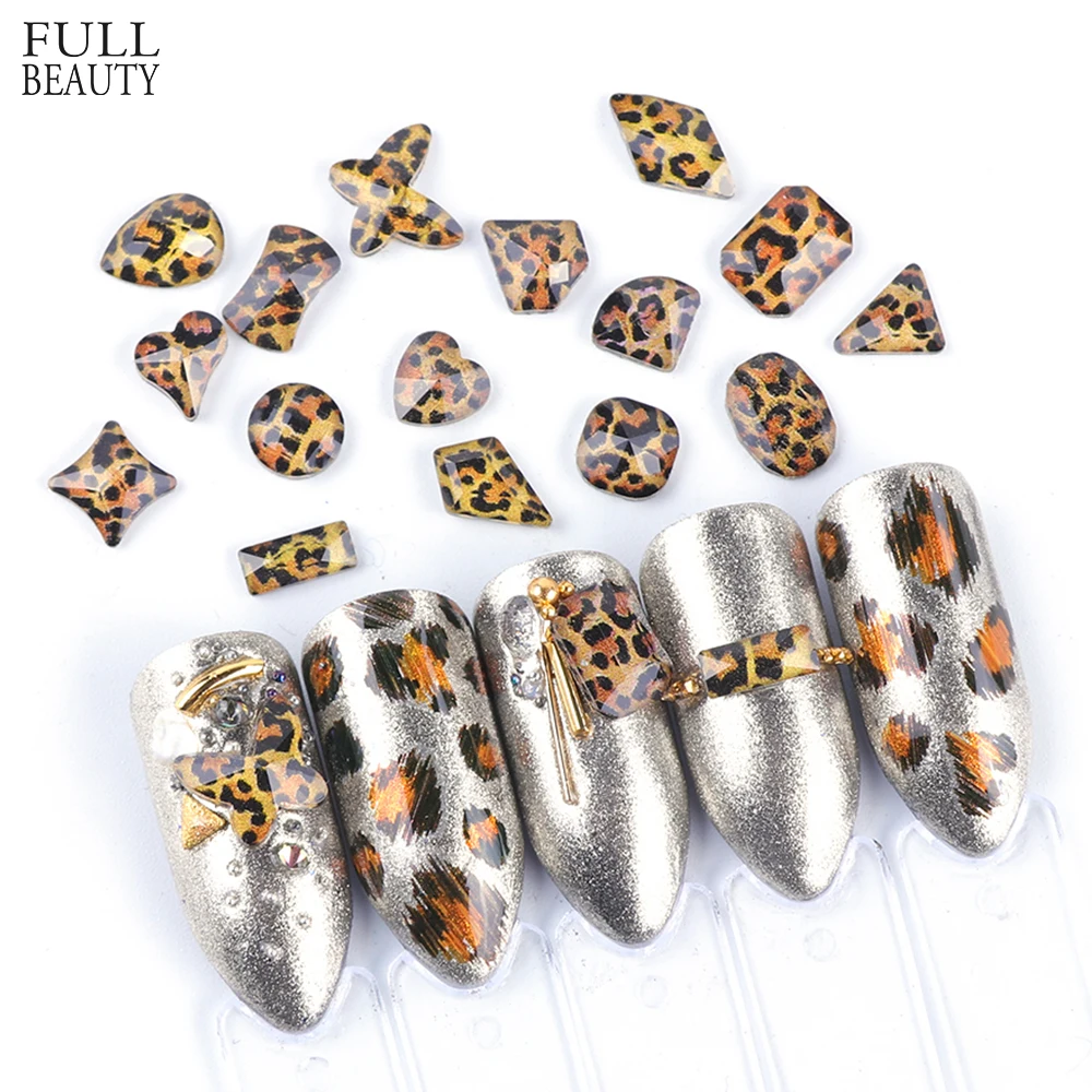 10pc/lot Nail Art Rhinestones Sexy Yellow Leopard Print Diamonds Flat Back Glass Stones 3D Charms Nails Art Decorations CH742
10pc/lot Nail Art Rhinestones Sexy Yellow Leopard Print Diamonds Flat Back Glass Stones 3D Charms Nails Art Decorations CH742