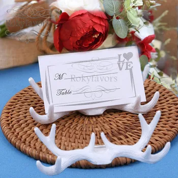 FREE SHIPPING 50PCS Mini White Antler Place Card Holder Wedding Shower Favors Party Table Decoration with Paper Card
FREE SHIPPING 50PCS Mini White Antler Place Card Holder Wedding Shower Favors Party Table Decoration with Paper Card