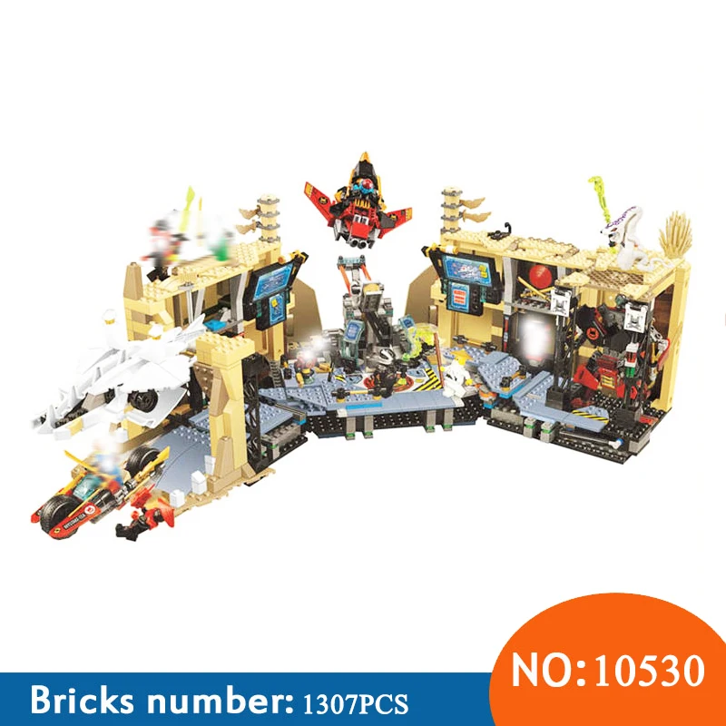 BELA 10530 1307PCS Ninja Base Home Samurai X Cueva Building Block Compatible 70596 Brick Toys For Children
BELA 10530 1307PCS Ninja Base Home Samurai X Cueva Building Block Compatible 70596 Brick Toys For Children