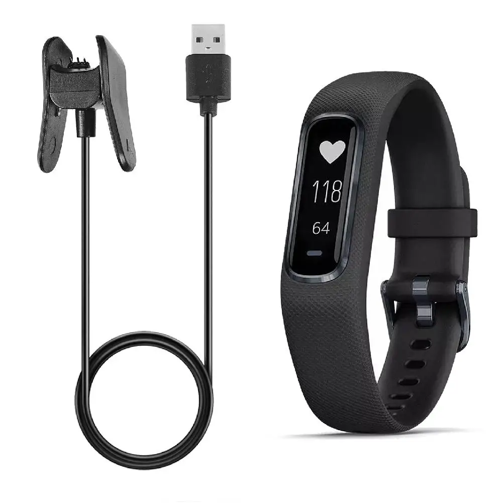 1m Smart Bracelet USB Charging Cable Clip-on Charger Cord for Garmin Vivosmart 4 Intelligent Charge
1m Smart Bracelet USB Charging Cable Clip-on Charger Cord for Garmin Vivosmart 4 Intelligent Charge
