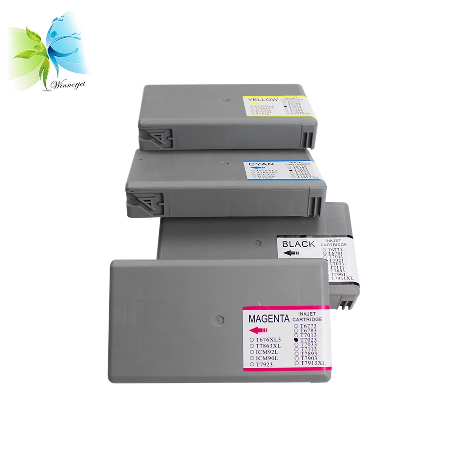 Winnerjet 2 Sets T7891 Ink Cartridge for Epson Workforce Pro WF-5110 WF-5190 WF-5620 WF-5690 printers, Full with Ink and Chip
Winnerjet 2 Sets T7891 Ink Cartridge for Epson Workforce Pro WF-5110 WF-5190 WF-5620 WF-5690 printers, Full with Ink and Chip